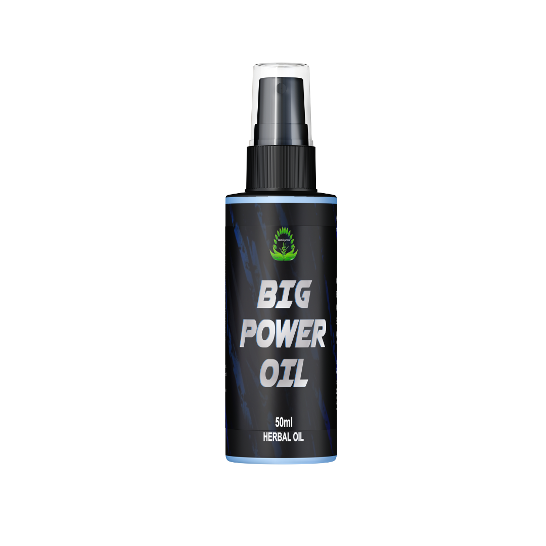 Qasmi Big Power Oil is a natural Ayurvedic herbal oil for men to support stamina, strength & confidence. Safe, chemical-free & effective.